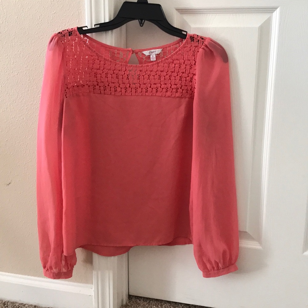 Pink blouse